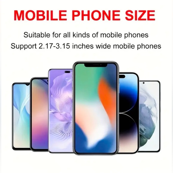 1pc New Car Phone Holder With Artificial Diamond Car-mounted Phone Holder - Picture 3 of 6